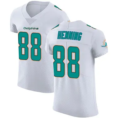 A.J. Henning Men's Elite White Miami Dolphins Vapor Untouchable Jersey