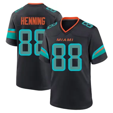 A.J. Henning Youth Game Blue Miami Dolphins Pitch 2025 Rivalries Collection Jersey