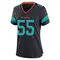 Aaron Brewer Women's Game Blue Miami Dolphins Pitch 2025 Rivalries Collection Jersey