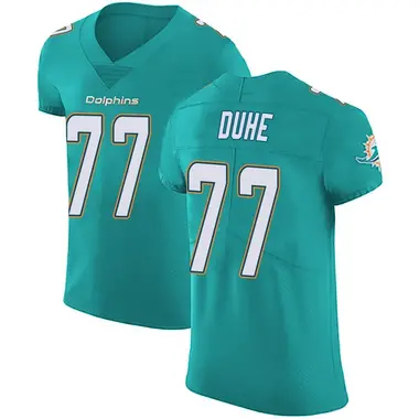 Adam Joseph Duhe Men's Elite Green Miami Dolphins Aqua Team Color Vapor Untouchable Jersey