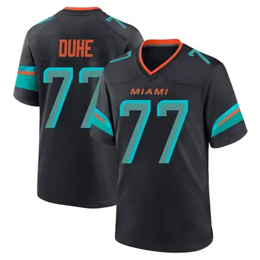 Adam Joseph Duhe Men's Game Blue Miami Dolphins Pitch 2025 Rivalries Collection Jersey