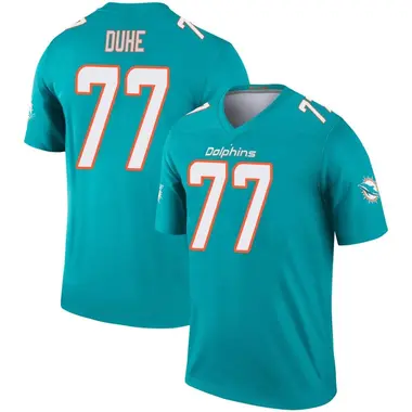 Adam Joseph Duhe Men's Legend Aqua Miami Dolphins Jersey