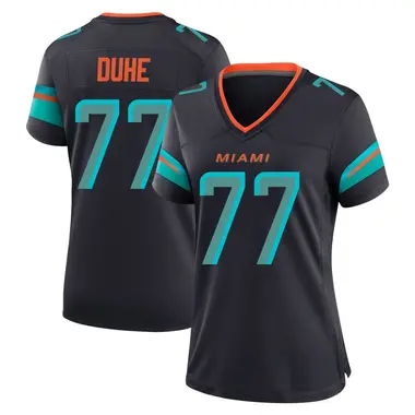 Adam Joseph Duhe Women's Game Blue Miami Dolphins Pitch 2025 Rivalries Collection Jersey