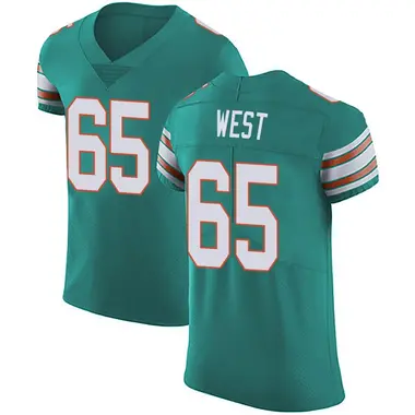 Addison West Men's Elite Green Miami Dolphins Aqua Alternate Vapor Untouchable Jersey