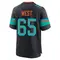 Addison West Men's Game Blue Miami Dolphins Pitch 2025 Rivalries Collection Jersey