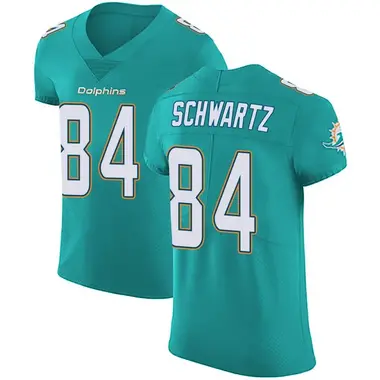 Anthony Schwartz Men's Elite Green Miami Dolphins Aqua Team Color Vapor Untouchable Jersey