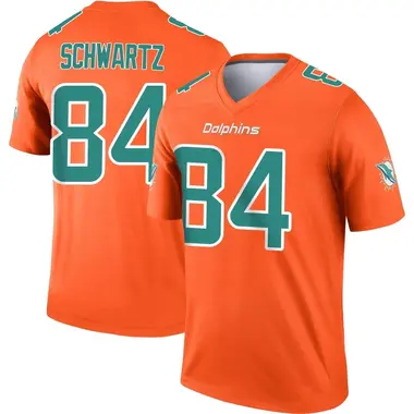 Anthony Schwartz Men's Legend Orange Miami Dolphins Inverted Jersey