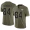 Anthony Schwartz Men's Limited Olive Miami Dolphins 2022 Salute To Service Jersey