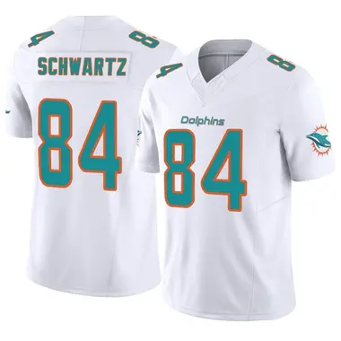Anthony Schwartz Men's Limited White Miami Dolphins Vapor F.U.S.E. Jersey