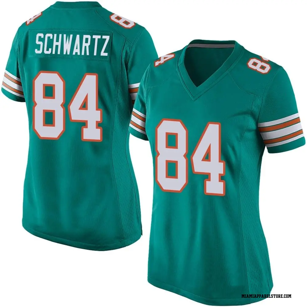 Anthony Schwartz Women's Game Aqua Miami Dolphins Alternate Jersey