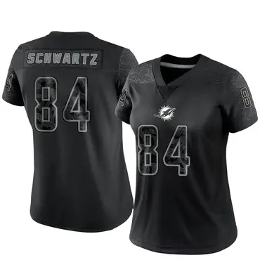 Anthony Schwartz Women's Limited Black Miami Dolphins Reflective Jersey
