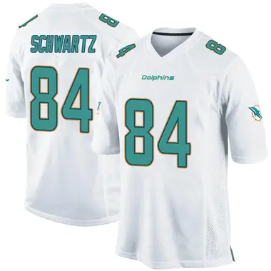 Anthony Schwartz Youth Game White Miami Dolphins Jersey