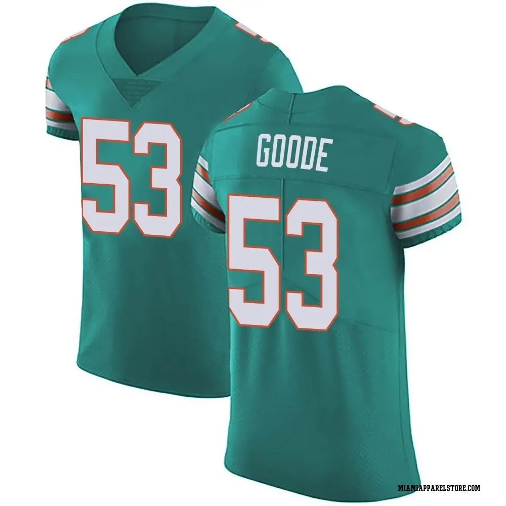 Cameron Goode Men's Elite Green Miami Dolphins Aqua Alternate Vapor Untouchable Jersey