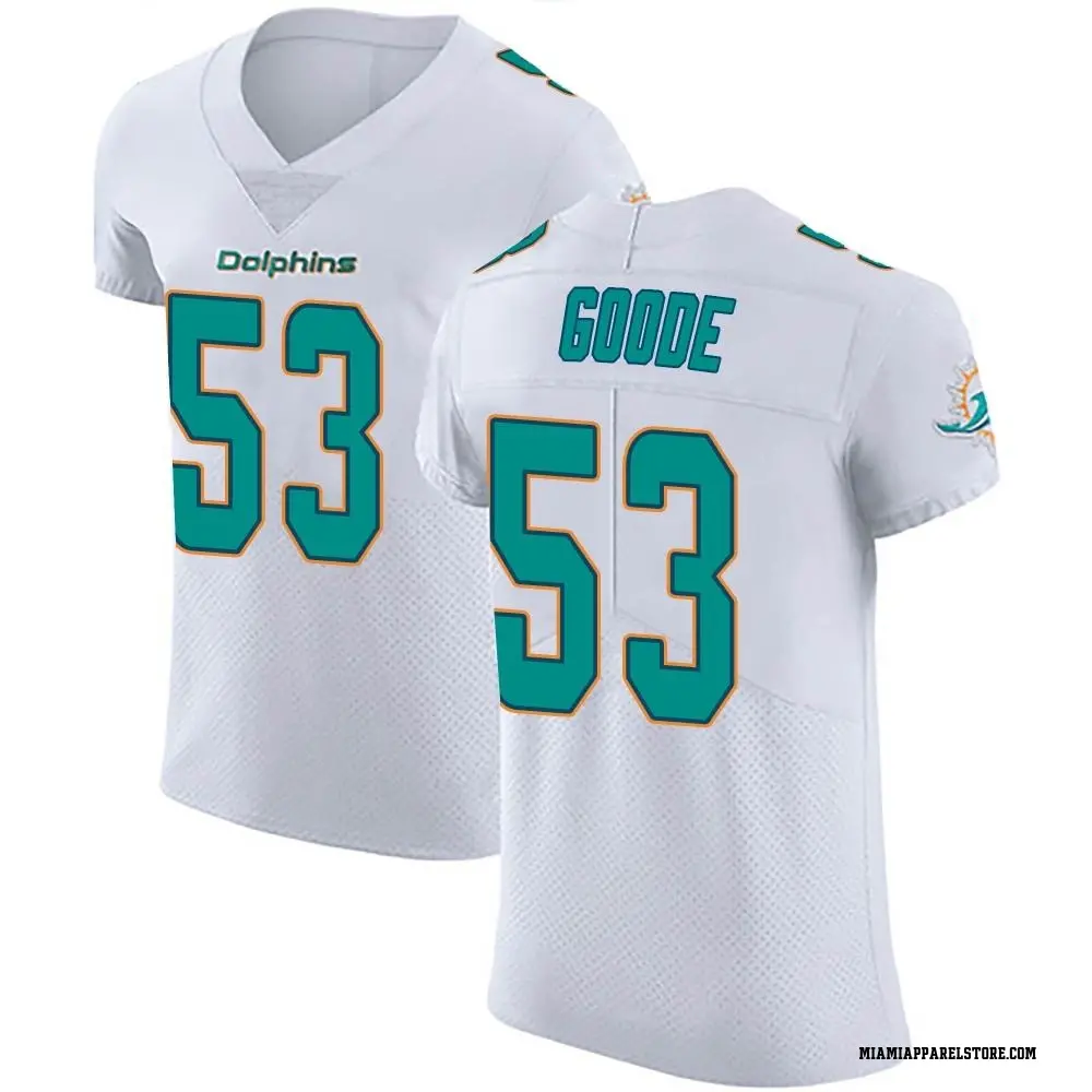 Cameron Goode Men's Elite White Miami Dolphins Vapor Untouchable Jersey