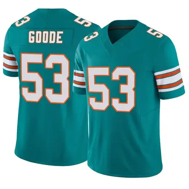 Cameron Goode Men's Limited Aqua Miami Dolphins Alternate Vapor F.U.S.E. Jersey