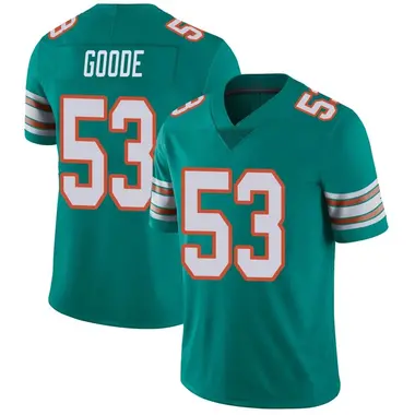 Cameron Goode Men's Limited Aqua Miami Dolphins Alternate Vapor Untouchable Jersey