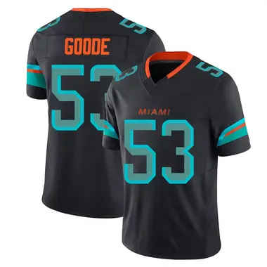 Cameron Goode Men's Limited Blue Miami Dolphins Pitch 2025 Rivalries Collection Jersey