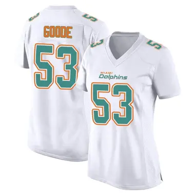 Cameron Goode Women's Game White Miami Dolphins Fashion Jersey