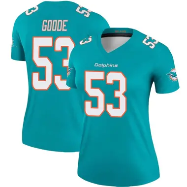 Cameron Goode Women's Legend Aqua Miami Dolphins Jersey