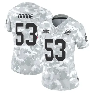 Cameron Goode Women's Limited Arctic Camo Miami Dolphins 2024 Salute to Service Jersey