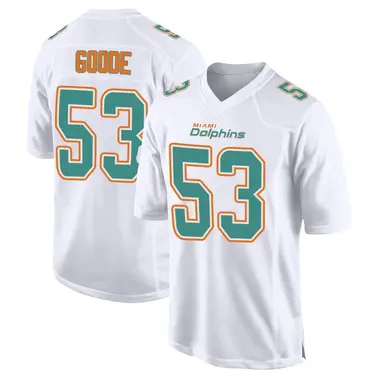 Cameron Goode Youth Game White Miami Dolphins Fashion Jersey