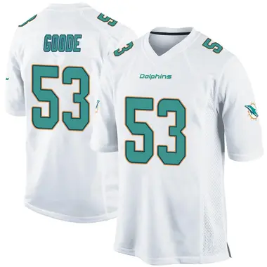 Cameron Goode Youth Game White Miami Dolphins Jersey