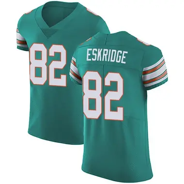 Dee Eskridge Men's Elite Green Miami Dolphins Aqua Alternate Vapor Untouchable Jersey