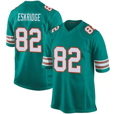 Dee Eskridge Men's Game Aqua Miami Dolphins Alternate Jersey