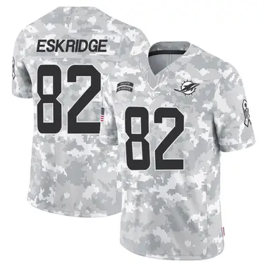 Dee Eskridge Men's Limited Arctic Camo Miami Dolphins 2024 Salute to Service Jersey