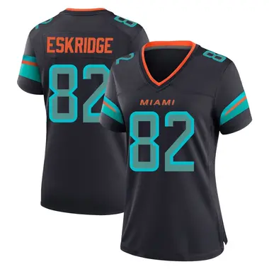 Dee Eskridge Women's Game Blue Miami Dolphins Pitch 2025 Rivalries Collection Jersey