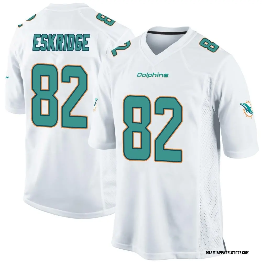 Dee Eskridge Youth Game White Miami Dolphins Jersey