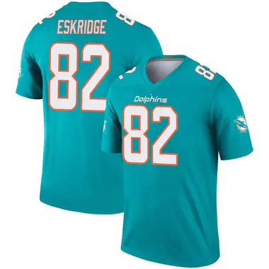 Dee Eskridge Youth Legend Aqua Miami Dolphins Jersey