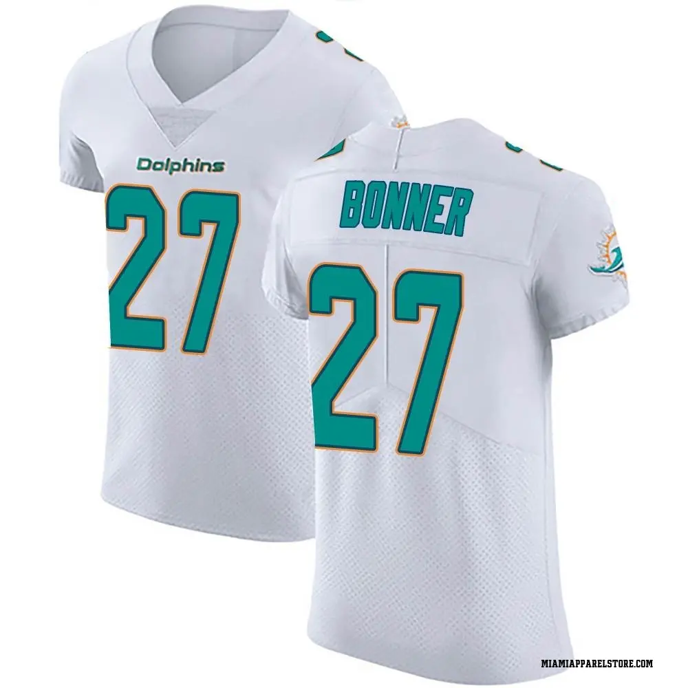 Ethan Bonner Men's Elite White Miami Dolphins Vapor Untouchable Jersey