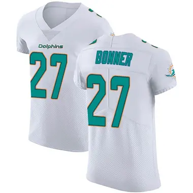 Ethan Bonner Men's Elite White Miami Dolphins Vapor Untouchable Jersey