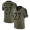 Ethan Bonner Men's Limited Olive Miami Dolphins 2021 Salute To Service Jersey