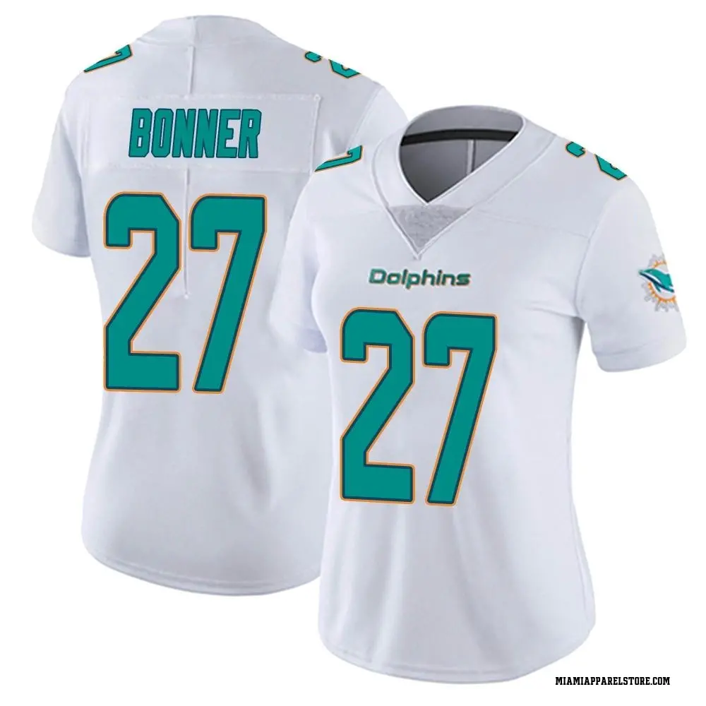 Ethan Bonner Women's White Miami Dolphins limited Vapor Untouchable Jersey