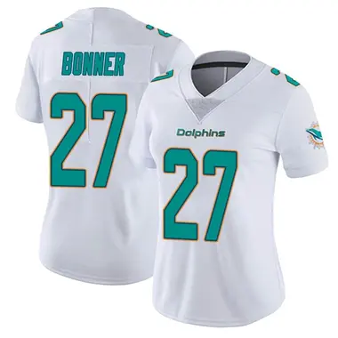 Ethan Bonner Women's White Miami Dolphins limited Vapor Untouchable Jersey