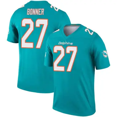 Ethan Bonner Youth Legend Aqua Miami Dolphins Jersey
