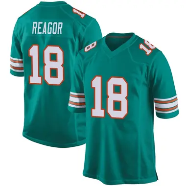 Jalen Reagor Men's Game Aqua Miami Dolphins Alternate Jersey