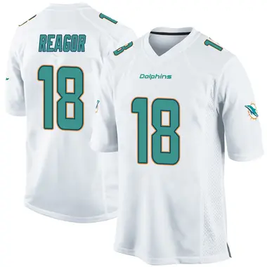 Jalen Reagor Men's Game White Miami Dolphins Jersey