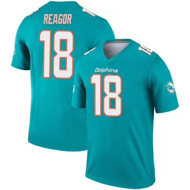 Jalen Reagor Men's Legend Aqua Miami Dolphins Jersey