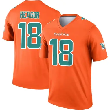Jalen Reagor Men's Legend Orange Miami Dolphins Inverted Jersey