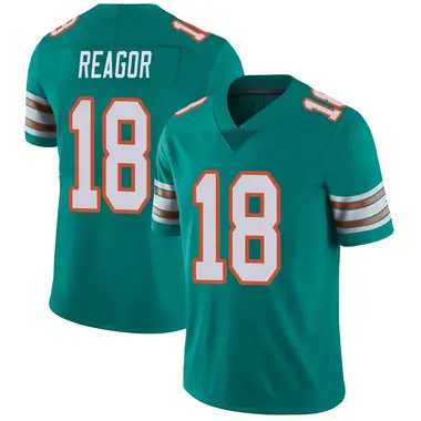 Jalen Reagor Men's Limited Aqua Miami Dolphins Alternate Vapor Untouchable Jersey