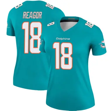 Jalen Reagor Women's Legend Aqua Miami Dolphins Jersey