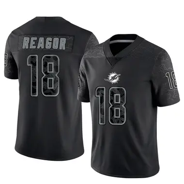 Jalen Reagor Youth Limited Black Miami Dolphins Reflective Jersey