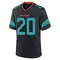 Jordyn Brooks Men's Game Blue Miami Dolphins Pitch 2025 Rivalries Collection Jersey