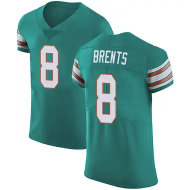 JuJu Brents Men's Elite Green Miami Dolphins Aqua Alternate Vapor Untouchable Jersey