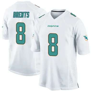 JuJu Brents Men's Game White Miami Dolphins Jersey