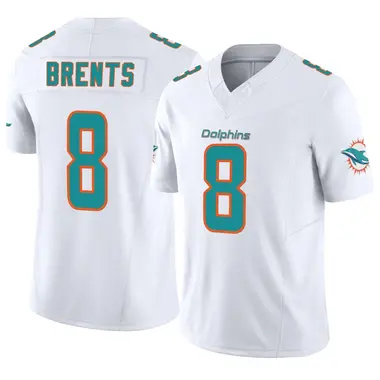 JuJu Brents Men's Limited White Miami Dolphins Vapor F.U.S.E. Jersey