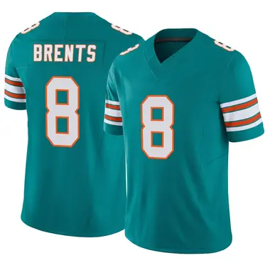 JuJu Brents Youth Limited Aqua Miami Dolphins Alternate Vapor F.U.S.E. Jersey